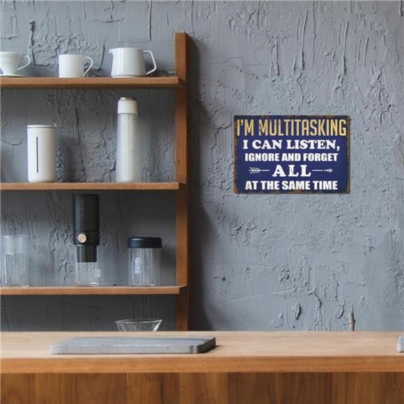 Funny Sarcastic Signs For Man Cave Decor,Retro Garage Metal Tin Sign, Funny Sign - Picture 2 of 7